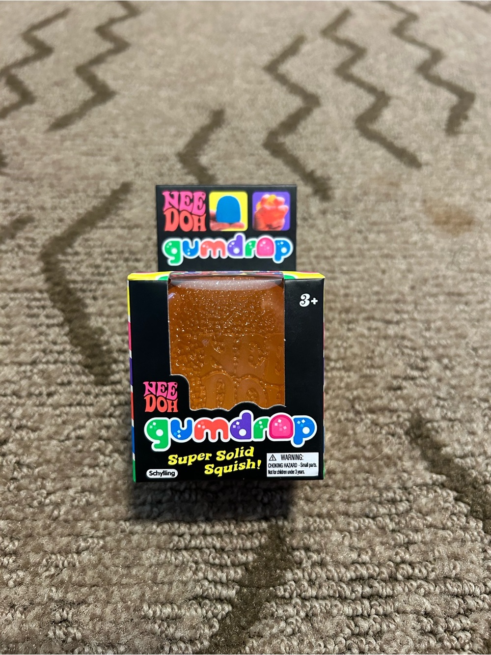 NeeDoh Gumdrop Orange squish